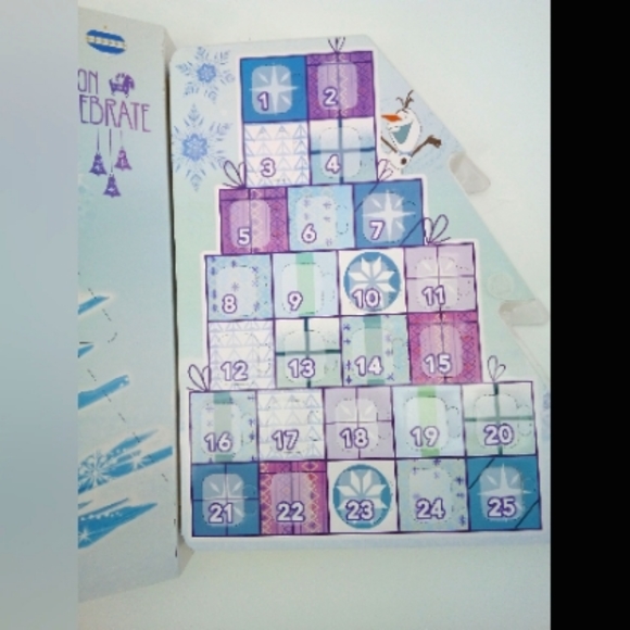 NWT Disney Frozen Advent Calendar Ornament Stickers Stick and Play - Picture 4 of 14
